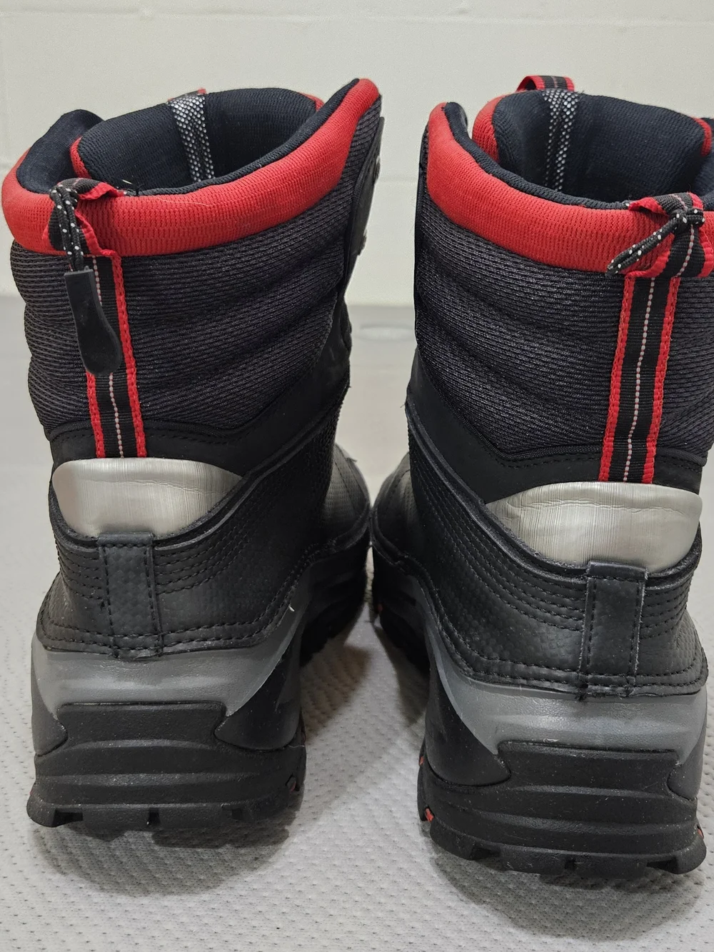 Columbia Men’s Black and Red Waterproof Winter Boots